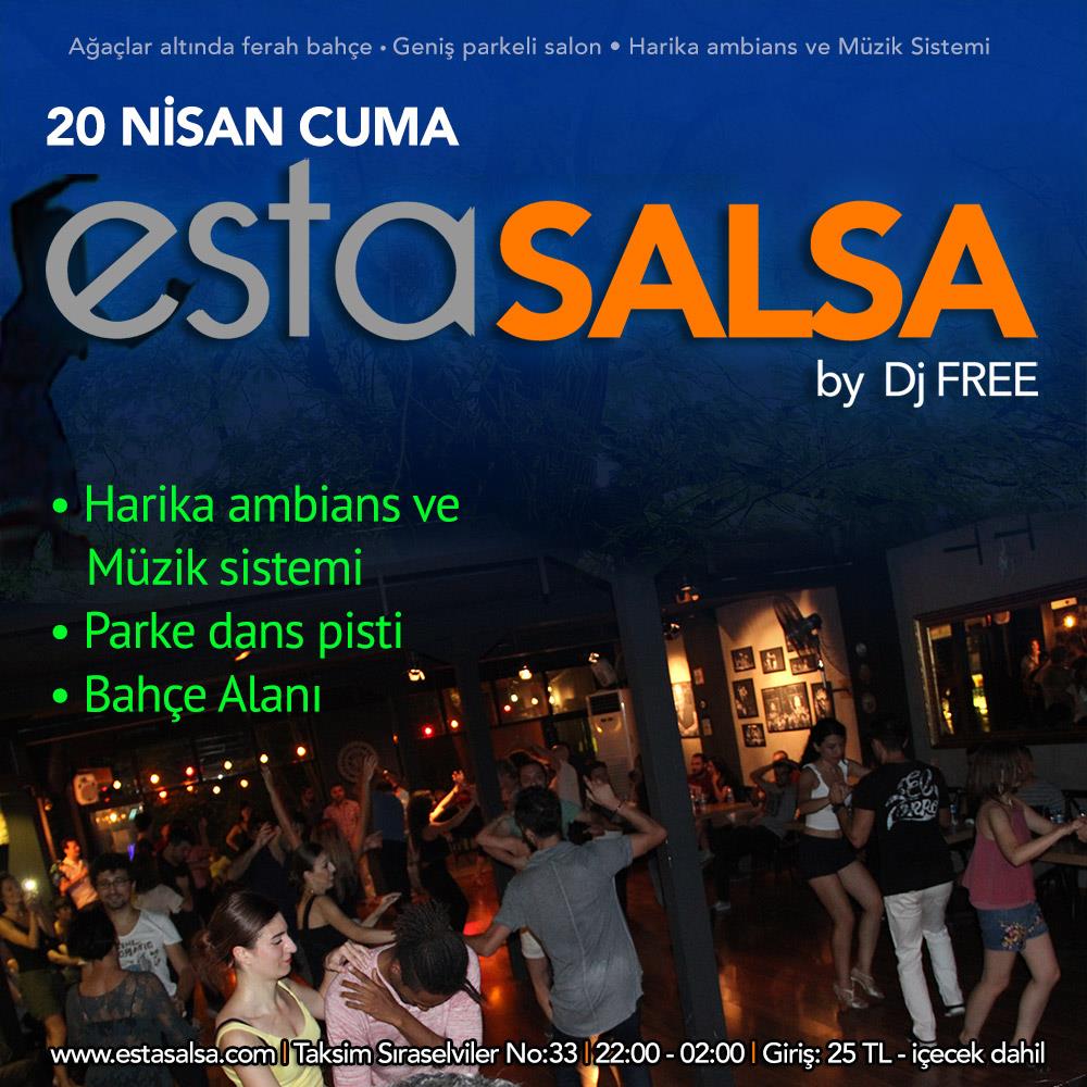 20 Nisan Cuma Latin Dans Gecesi - ESTA
