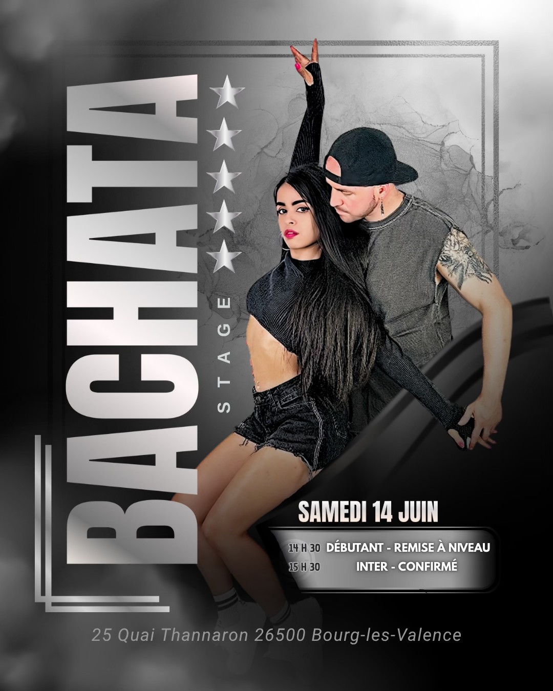 STAGE DE BACHATA : POUR DÉBUTANT ET INTER CONFIRMÉ