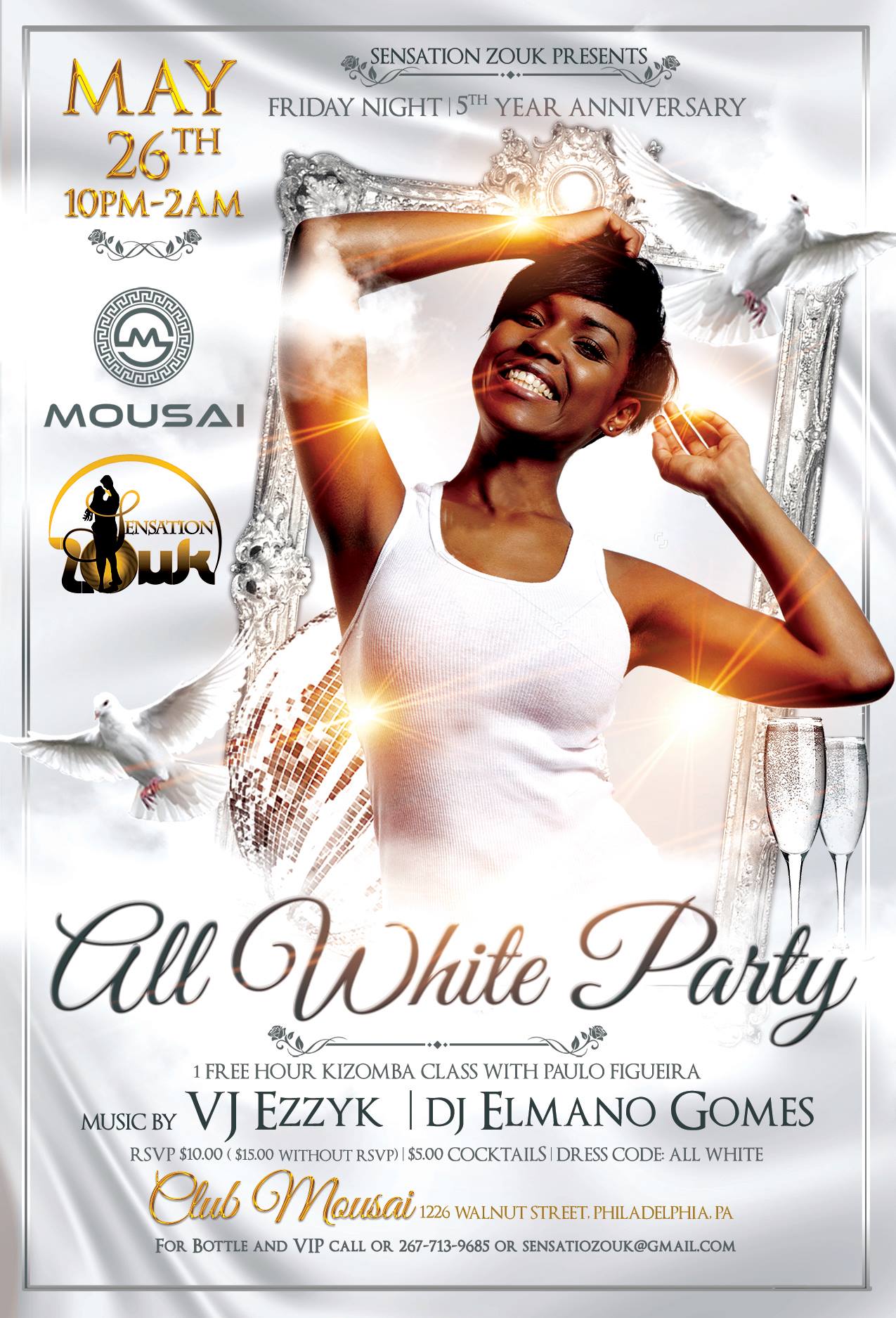 Sensation Zouk 5th Year All white Anniversary Party!