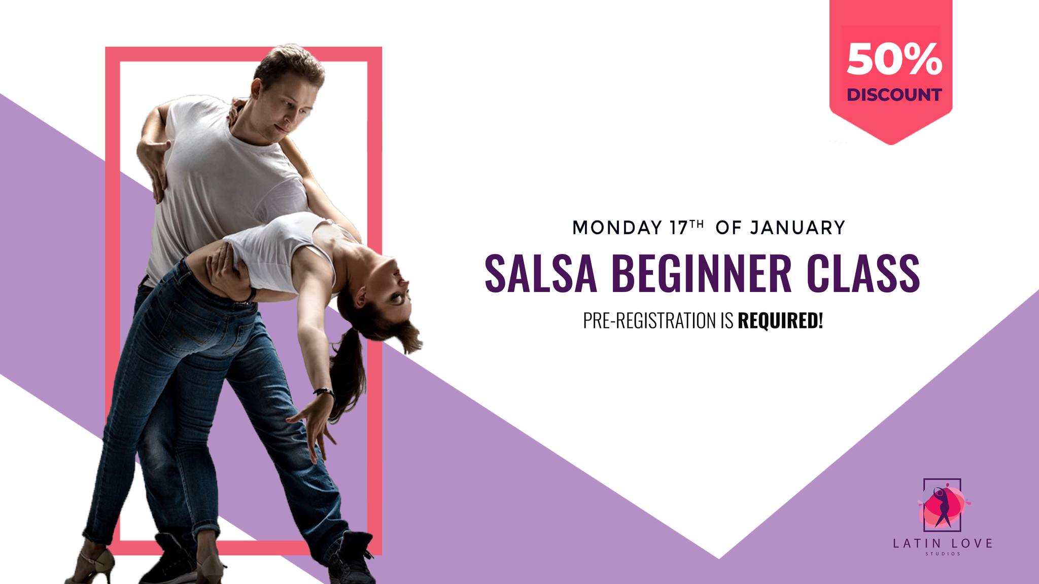 Salsa Beginner Class - 50% OFF!