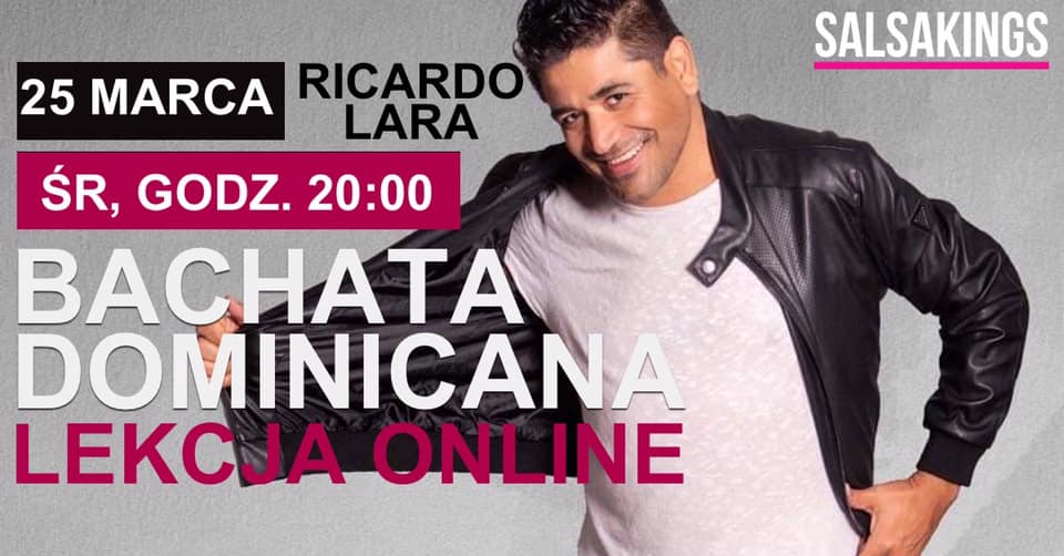 Bachata Dominicana z Ricardo Lara - lekcja online - na żywo!