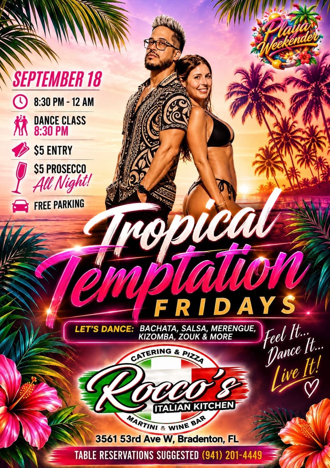 Tropical Temptation Friday Night