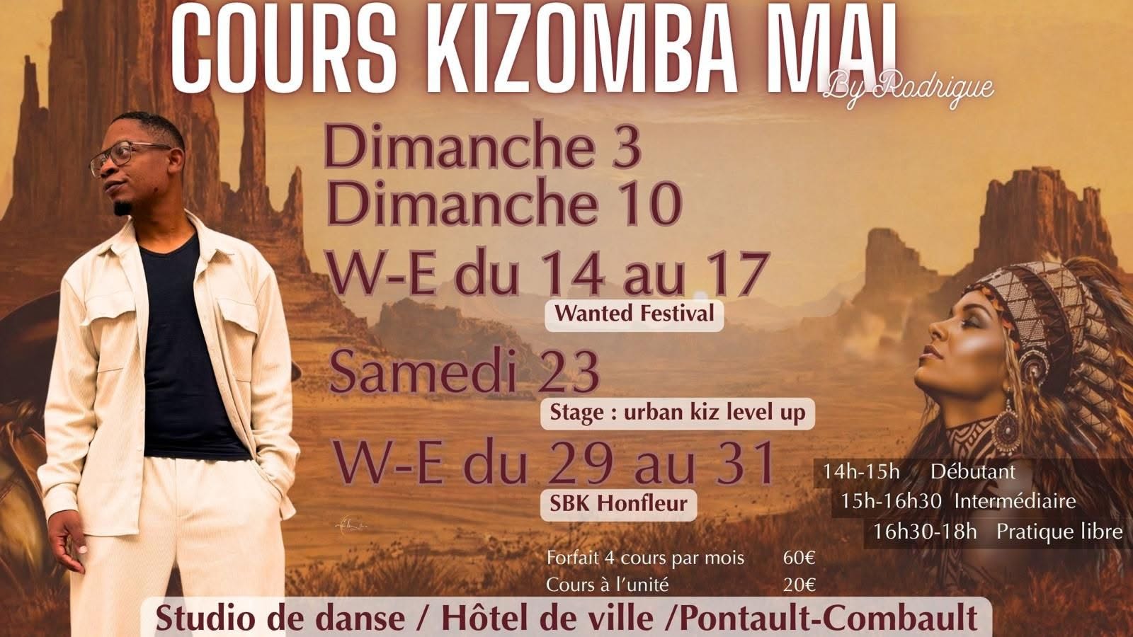Cours de Kizomba pour débutants et Intermédiaires à Pontault-Combault 🕺💃
