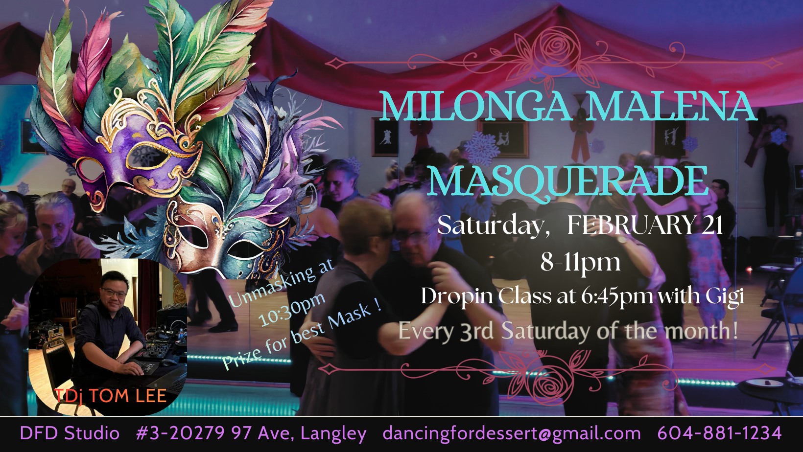 Milonga Malena Masquerade