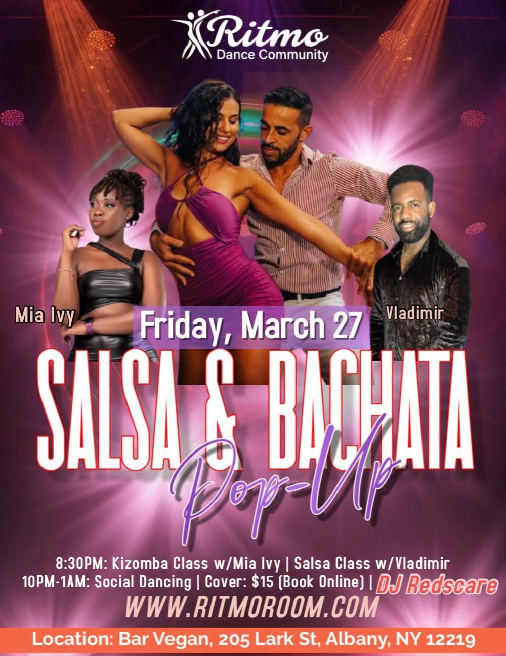 Salsa and Bachata Pop-Up at Bar Vegan๐๐ป