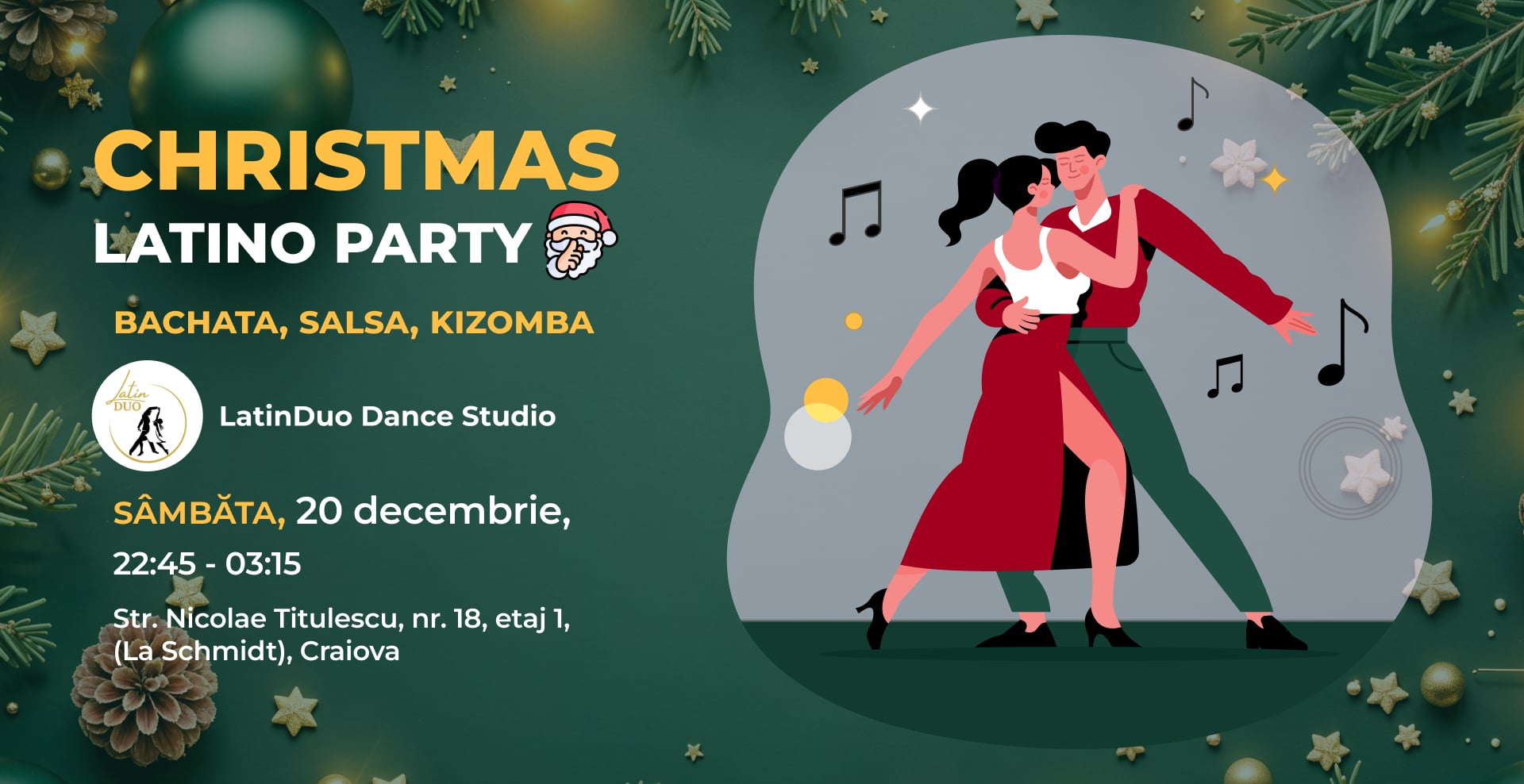 🎅🏻Christmas🎅🏻 Latino Party - Învață să dăruiești și să primești!