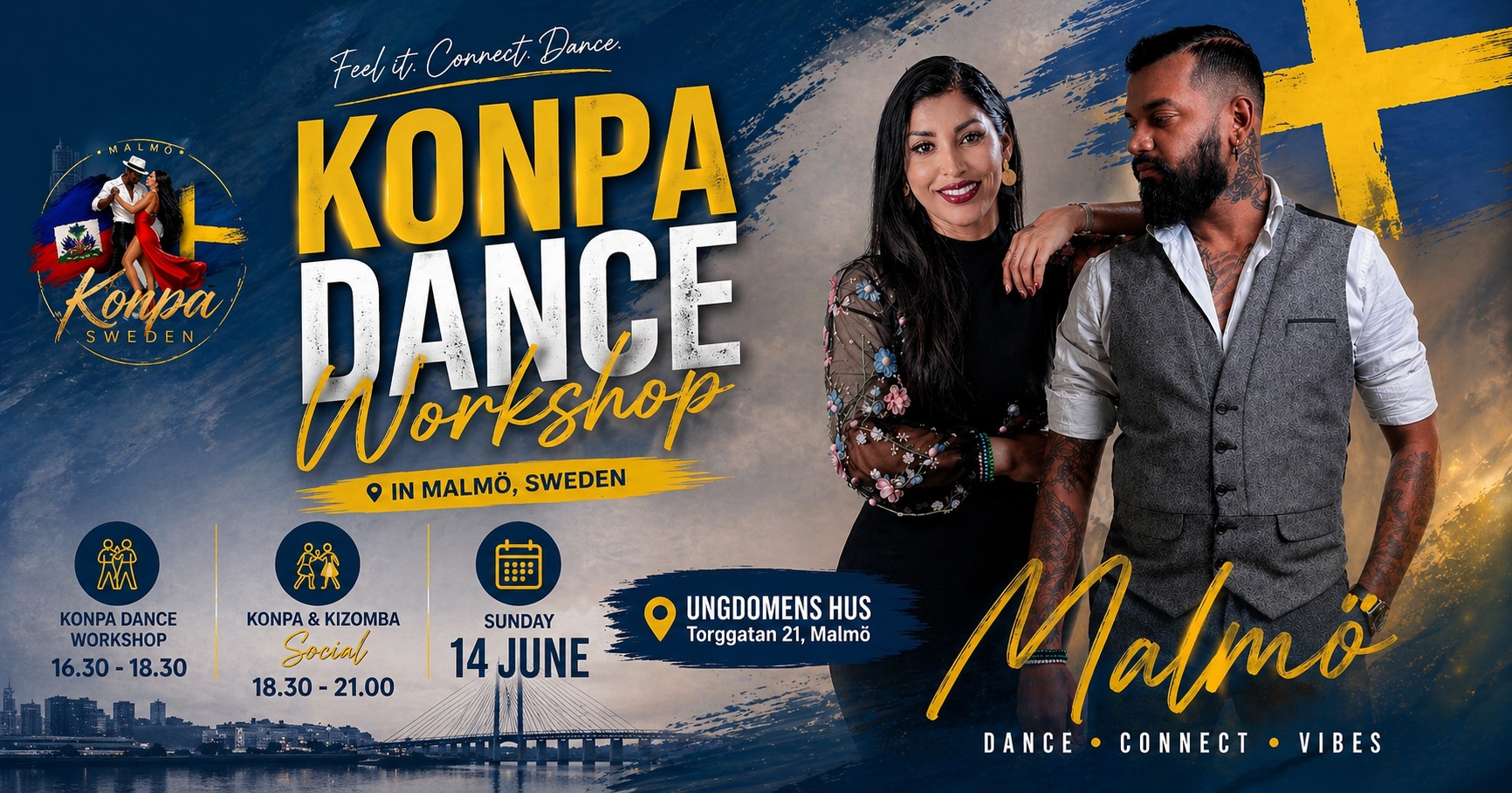 Konpa workshop in Malmö
