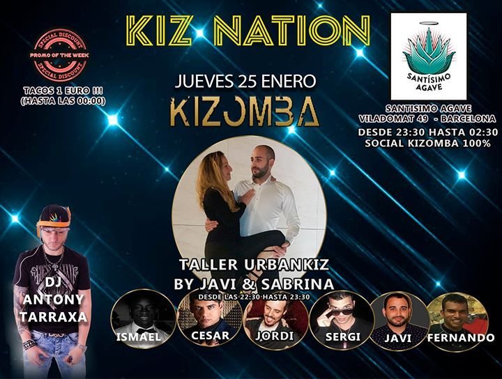 Kizomba Barcelona Jueves Thursday - Kiz Nation