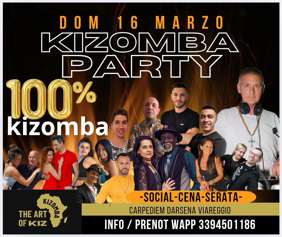 KIZOMBA PARTY, Dom 16 Marzo 2025