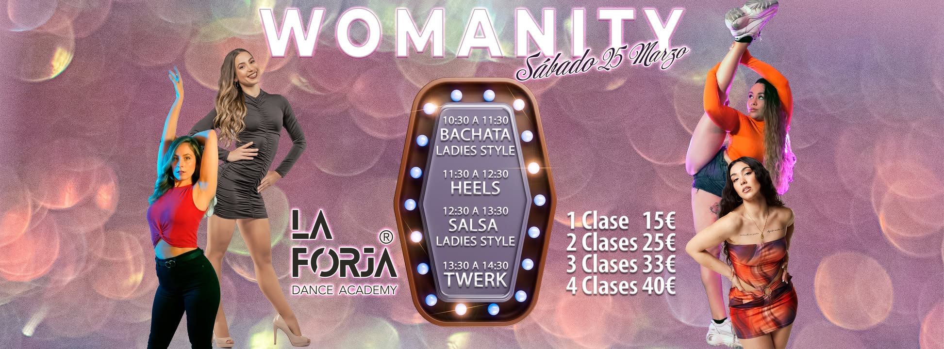 Womanity Talleres de baile para exaltar tu lado femenino.