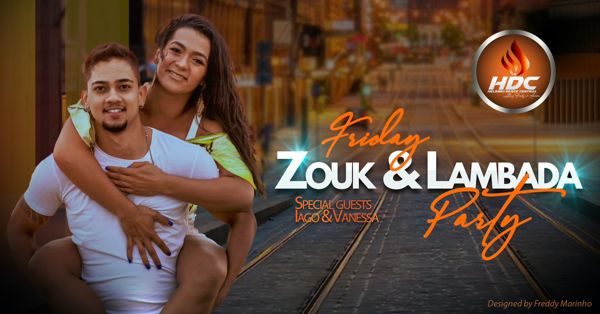 Friday - Zouk & Lambada Party with guests Iago & Vanessa