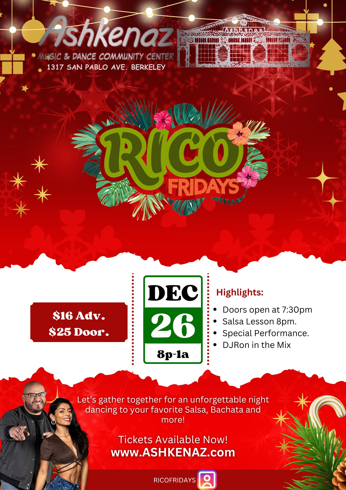RICO FRIDAY- Holiday vibes!