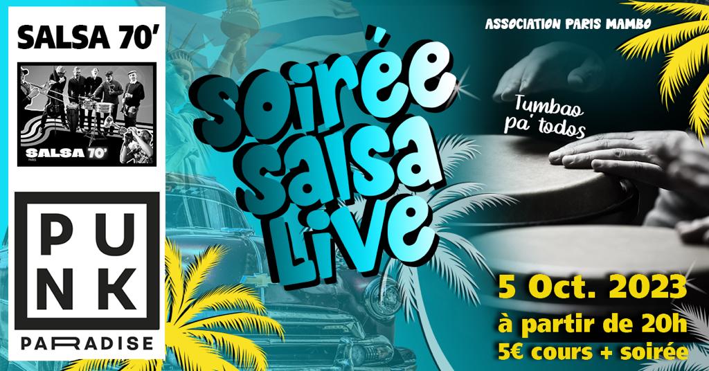 Soirée Salsa Live - Paris 11 (asso Paris Mambo)