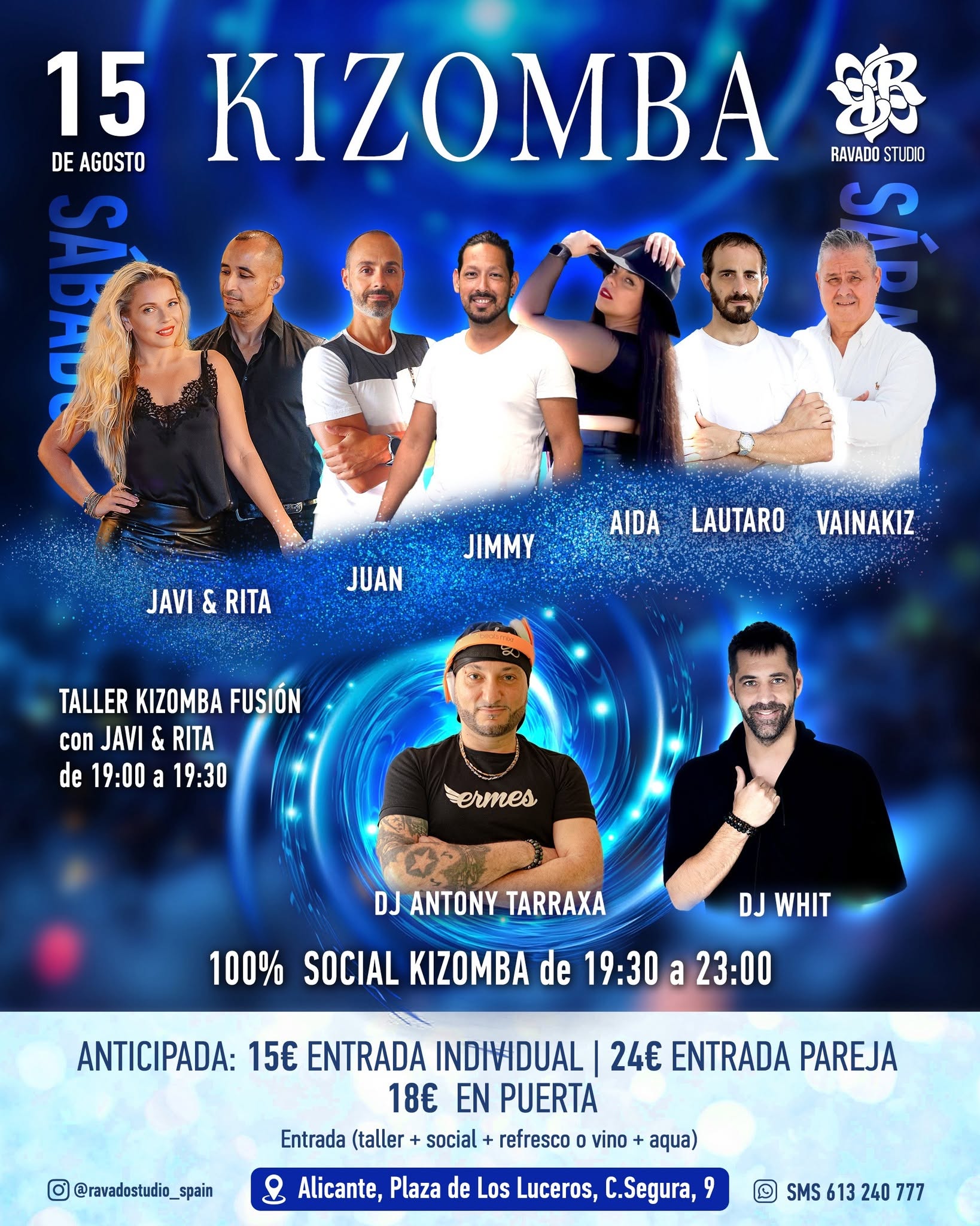 KIZOMBA Social en Alicante Ravado Studio