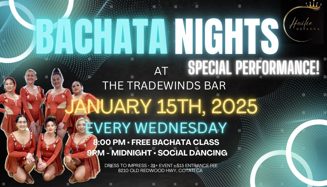BACHATA NIGHT @ TRADEWINDS BAR!