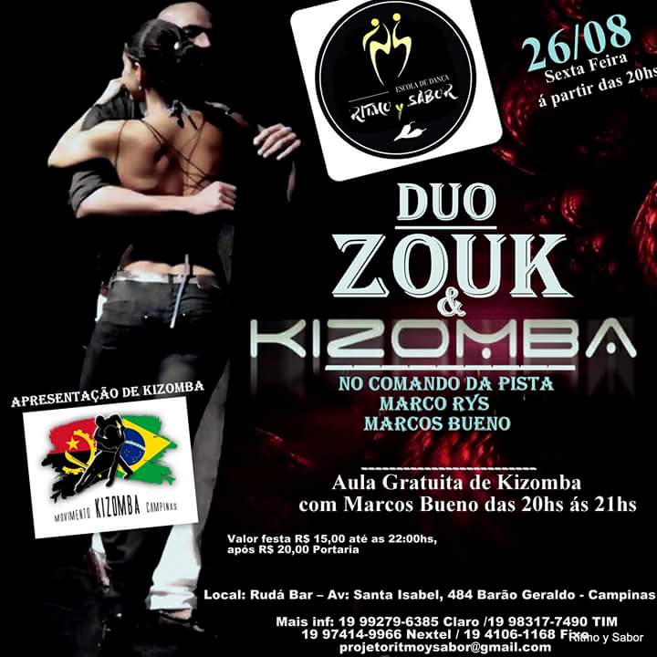 Nova apresentação do Movimento Kizomba Campinas - MKC