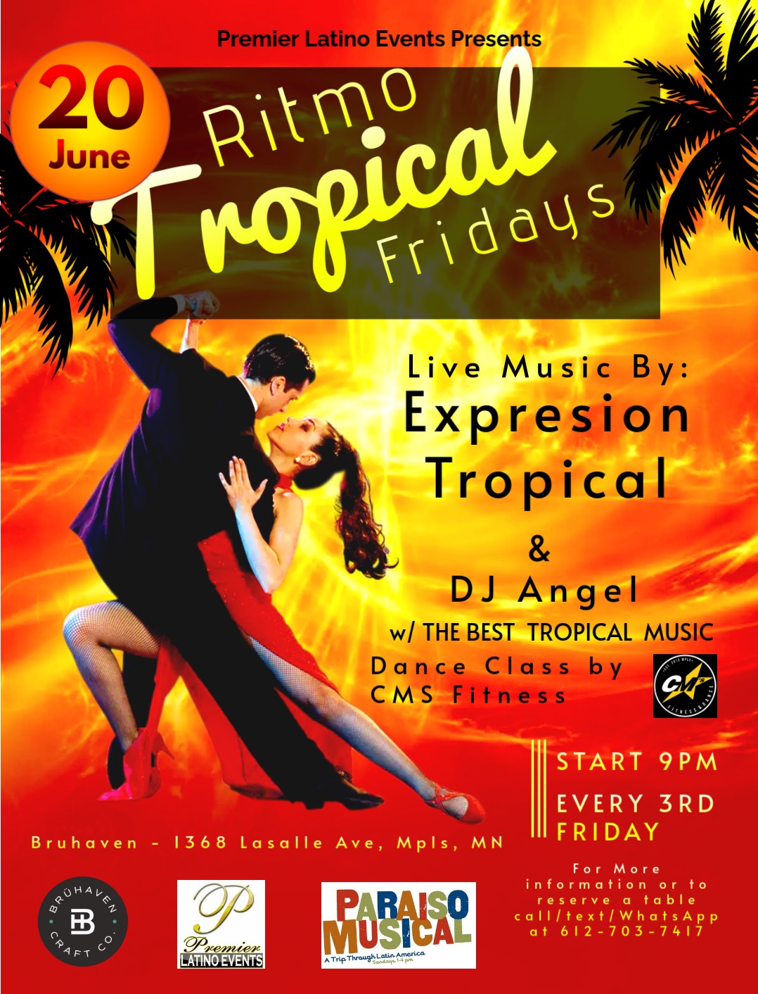 Ritmo Tropical Friday's - Ft Expresion Tropical Live w DJ Angel