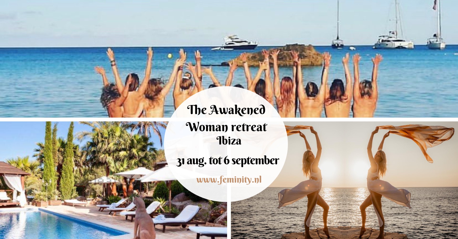 Ibiza - Awakened woman retreat 31-8 tot 6 sept 2024