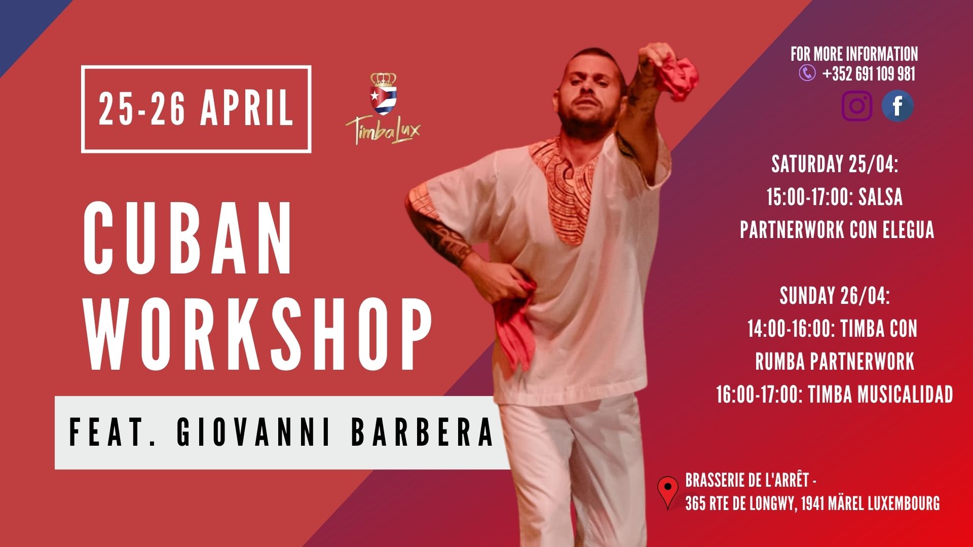 Cuban Workshop with Giovanni Barbera