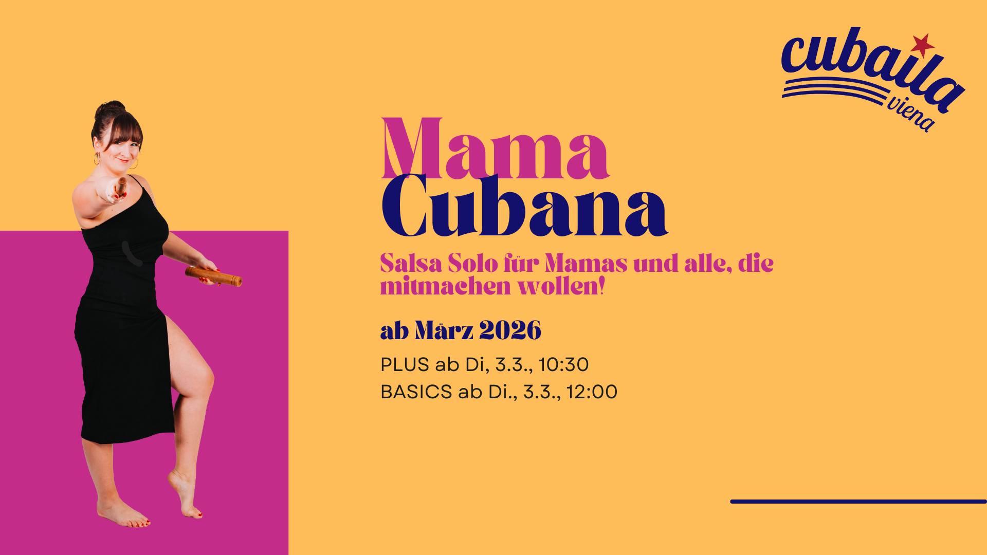MAMA CUBANA Tanzkurs mit Joanna ab März!