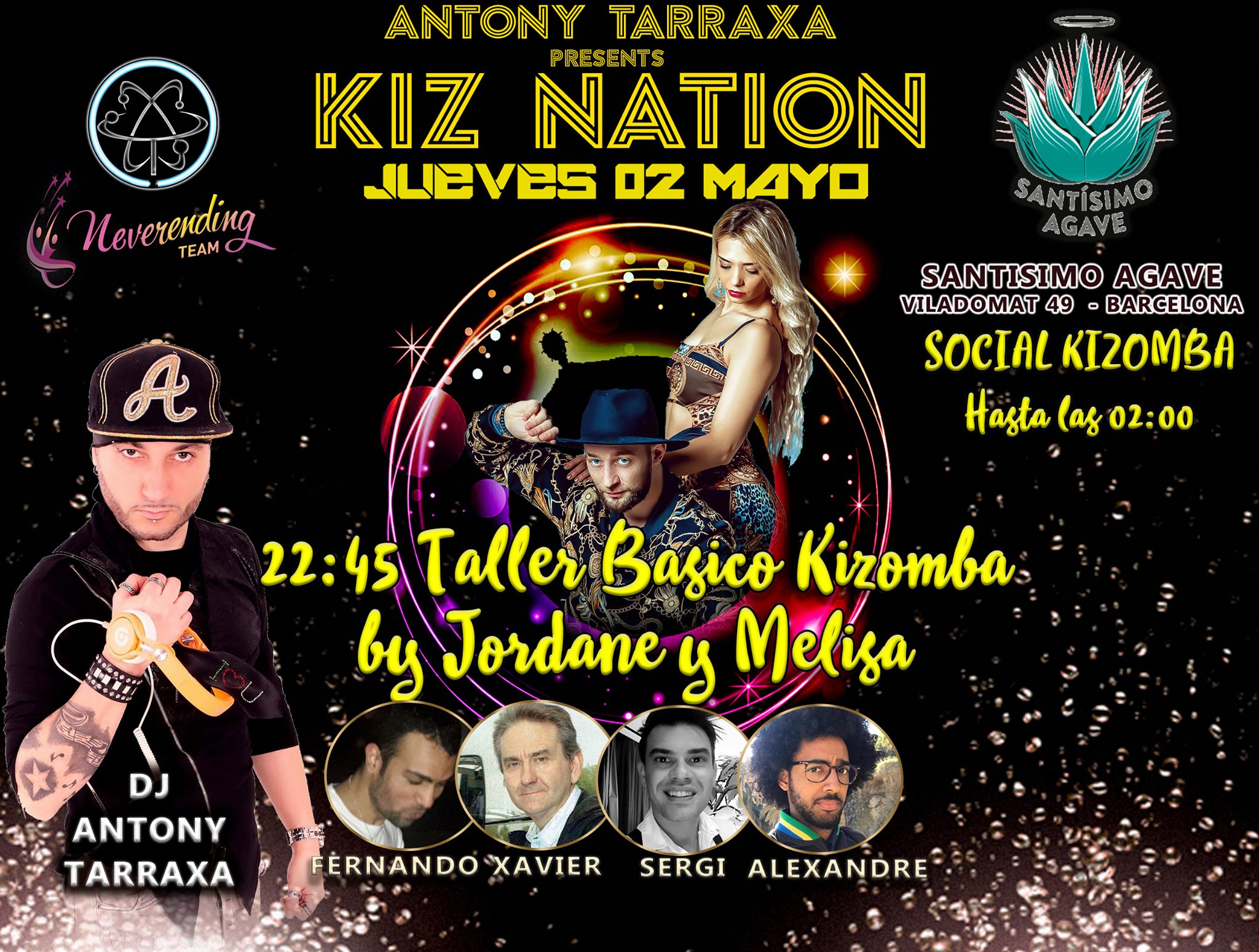 Kizomba Barcelona Jueves - Thursday - Kiz Nation
