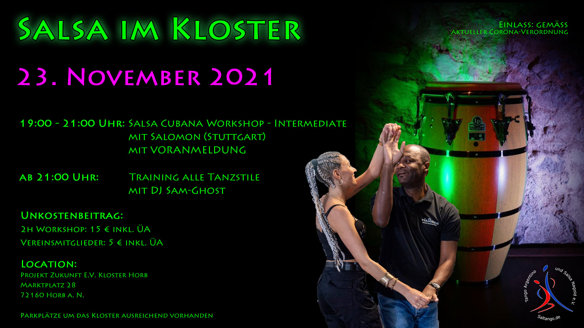 Salsa Cubana Workshop mit Salomon