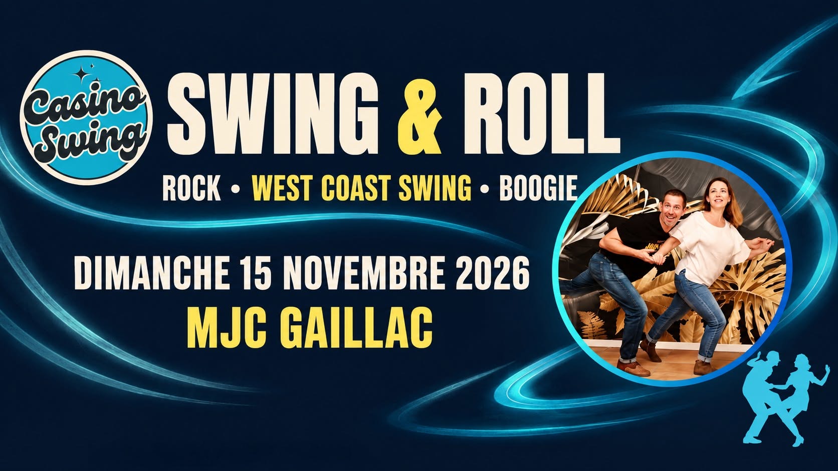 SWING & ROLL stage de danse • Rock • Boogie • West Coast Swing