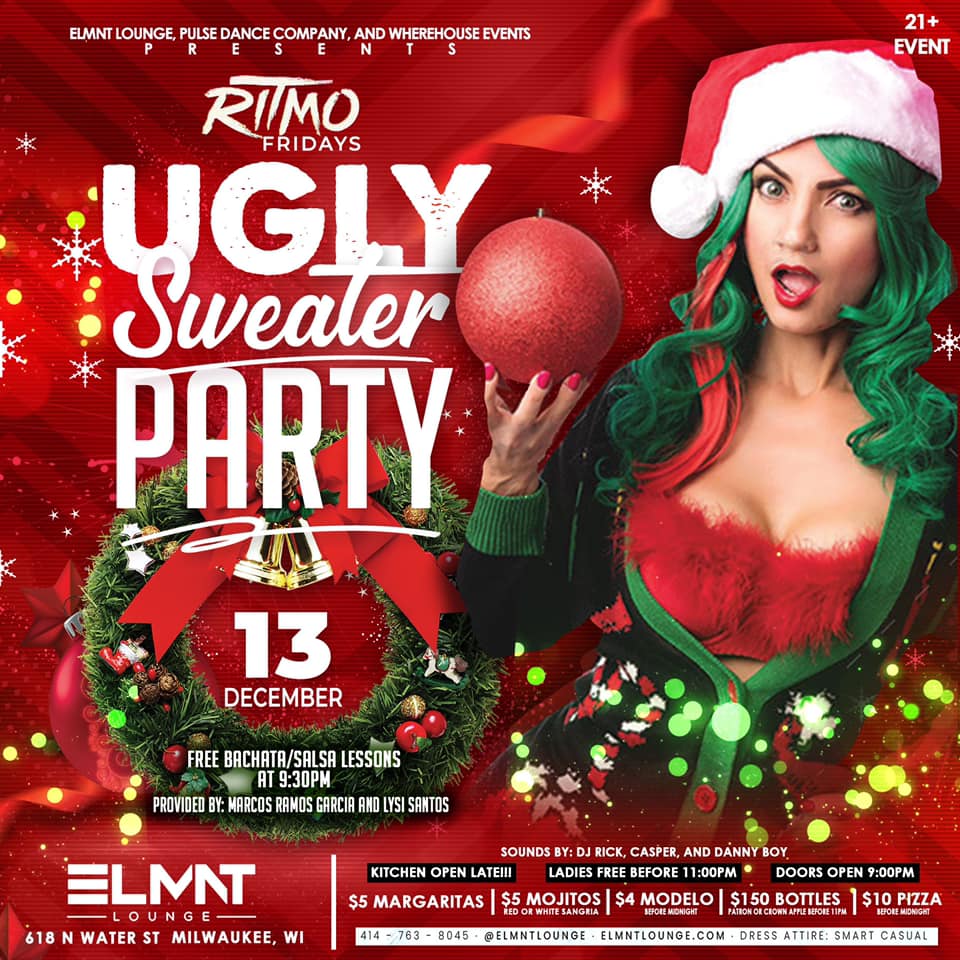 Ritmo Friday’s “Ugly Sweater Latin Party”