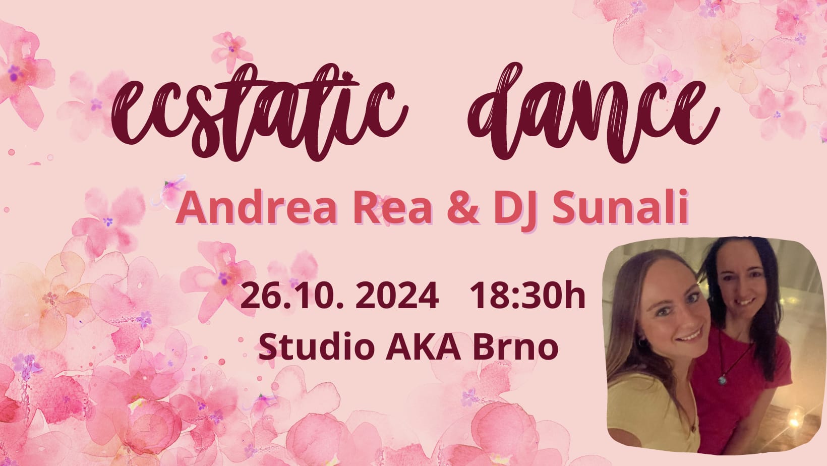 Ecstatic dance s DJ Sunali a Andreou Rea - 26.10. Brno