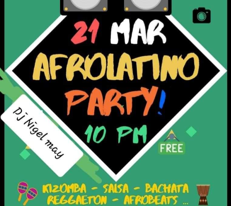 AFRO-LATINO PARTY w NIGEL May