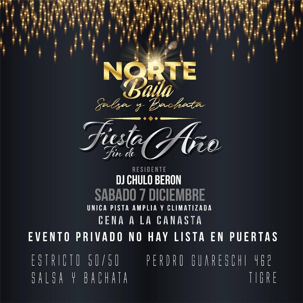 Fiesta de Fin de Año! Salsa y Bachata