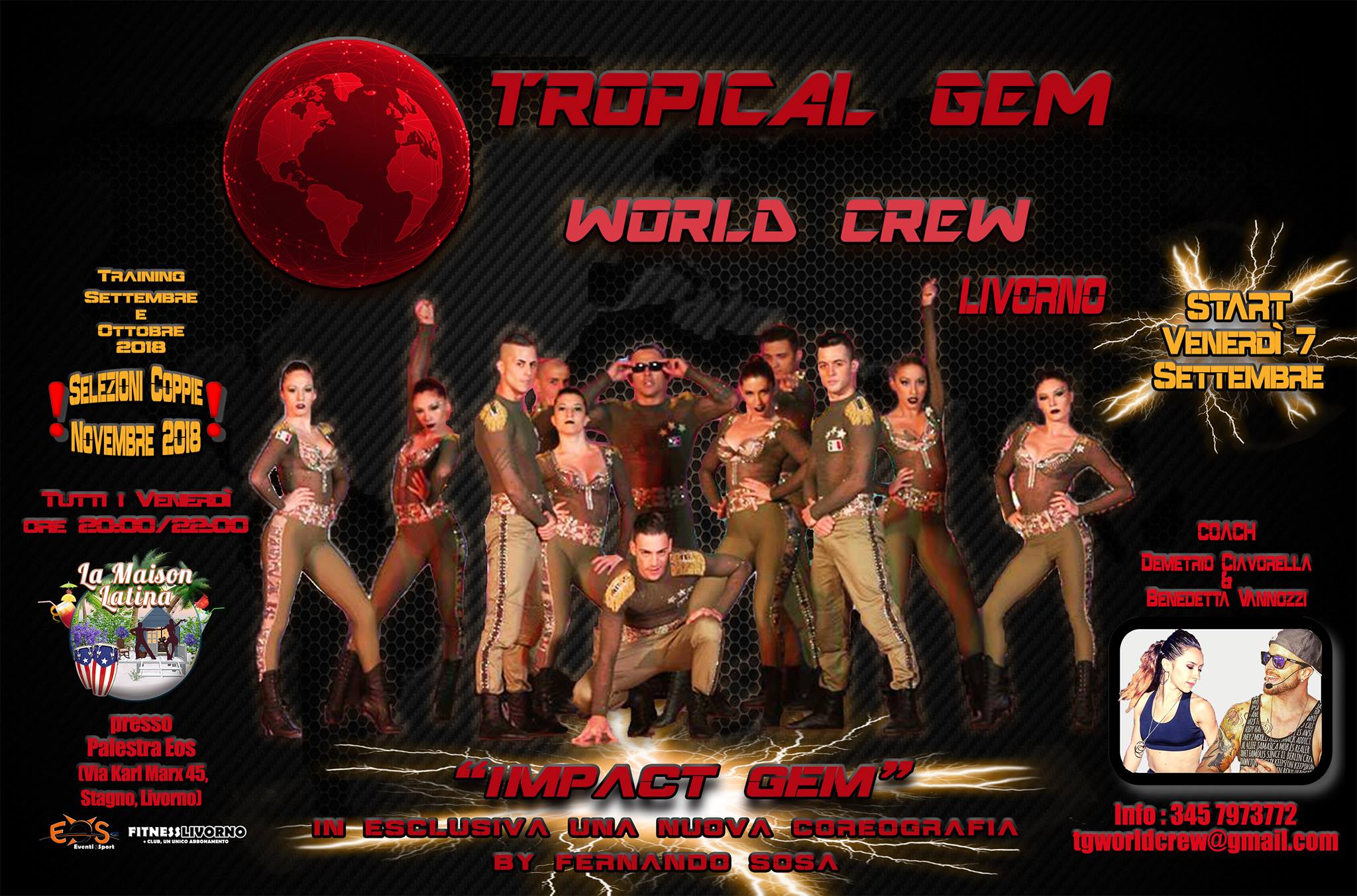 Tropical Gem World Crew -Livorno- Training Selezioni 1* Stagione