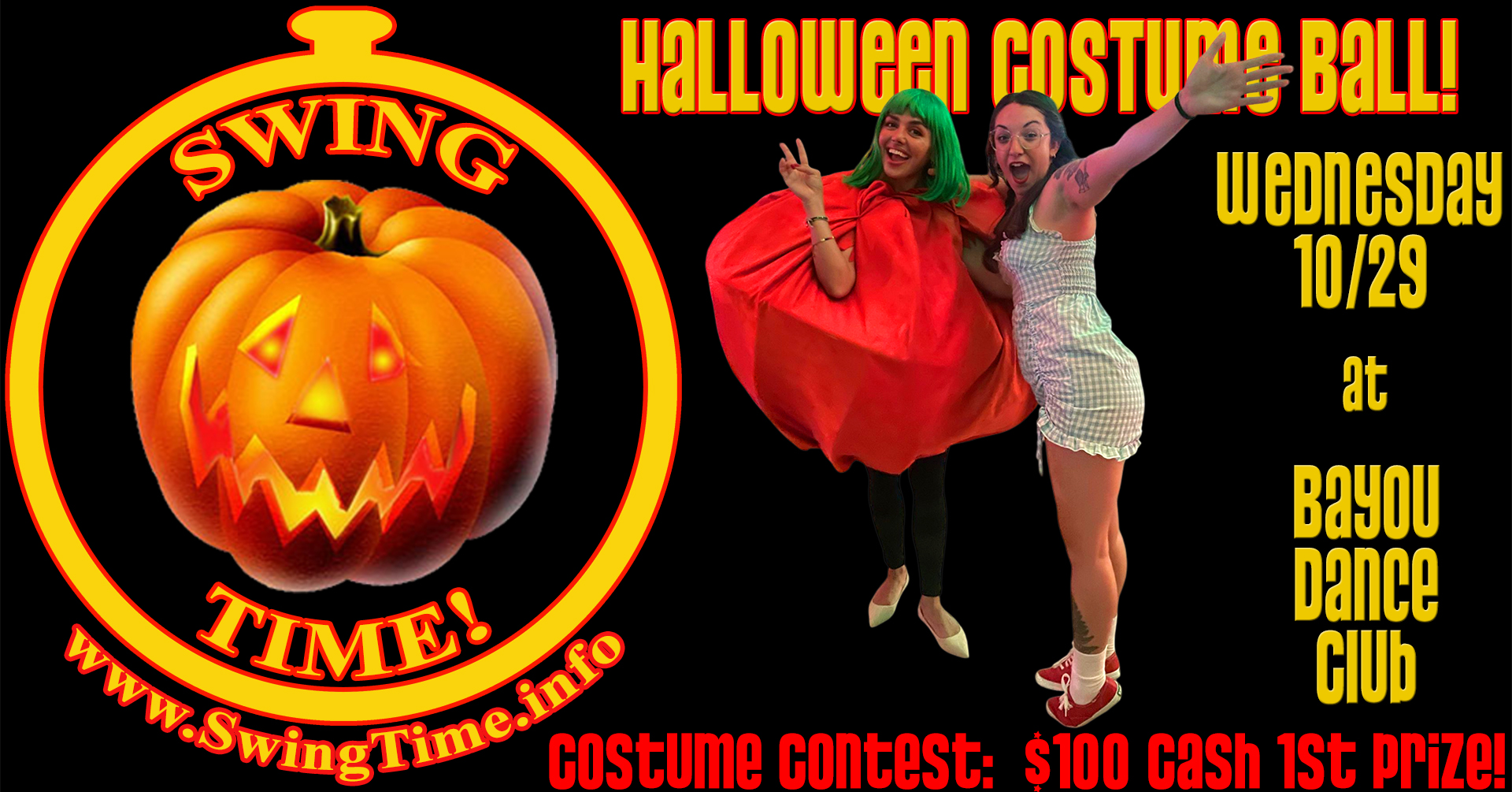 Swing Time's Halloween Costume Ball...23rd Annual!
