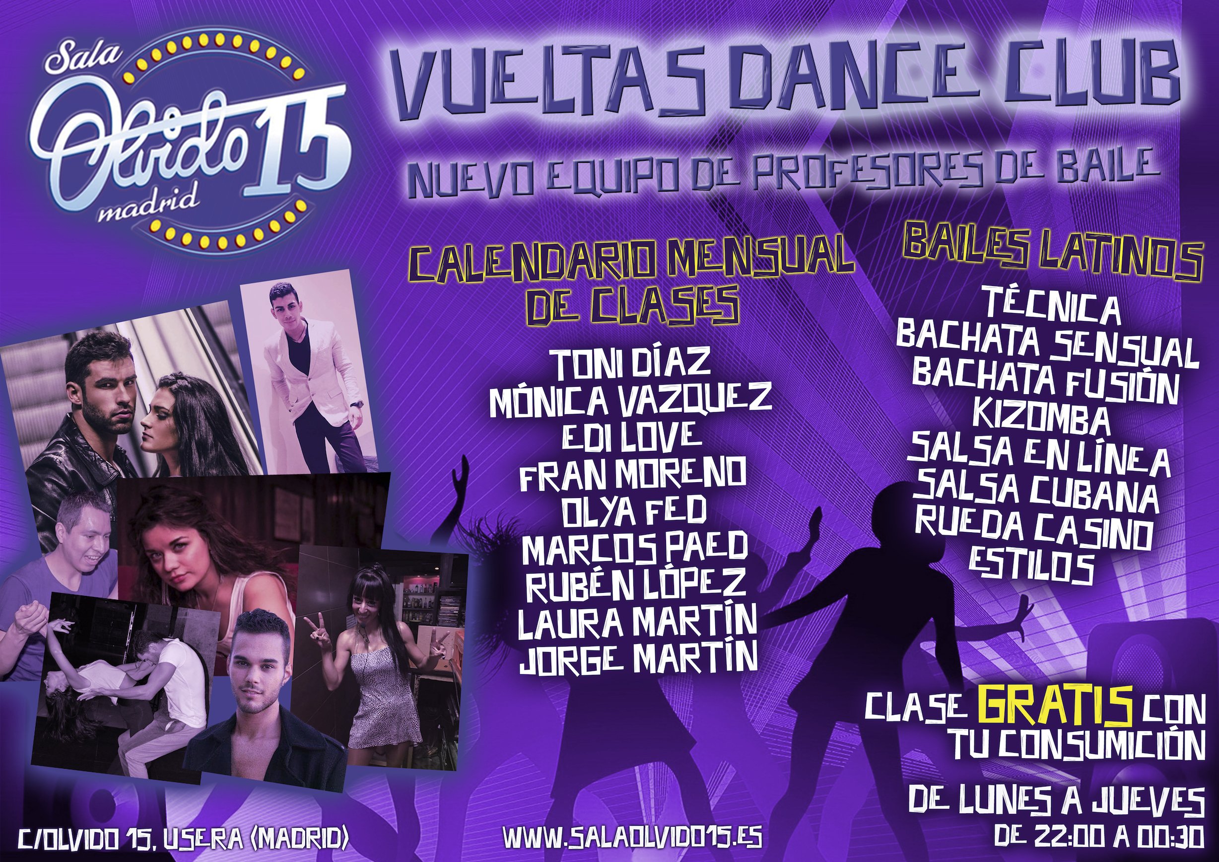 Salsa Classes at Olvido 15
