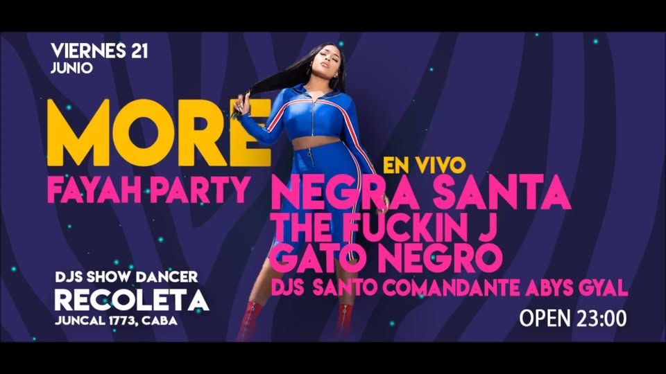 Preparate HOY @more.fayah #party nuevo lugar Viernes 21