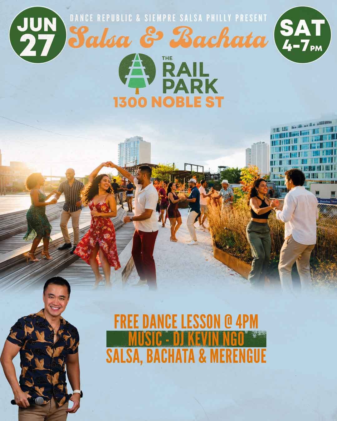SALSA & BACHATA at The Rail Park