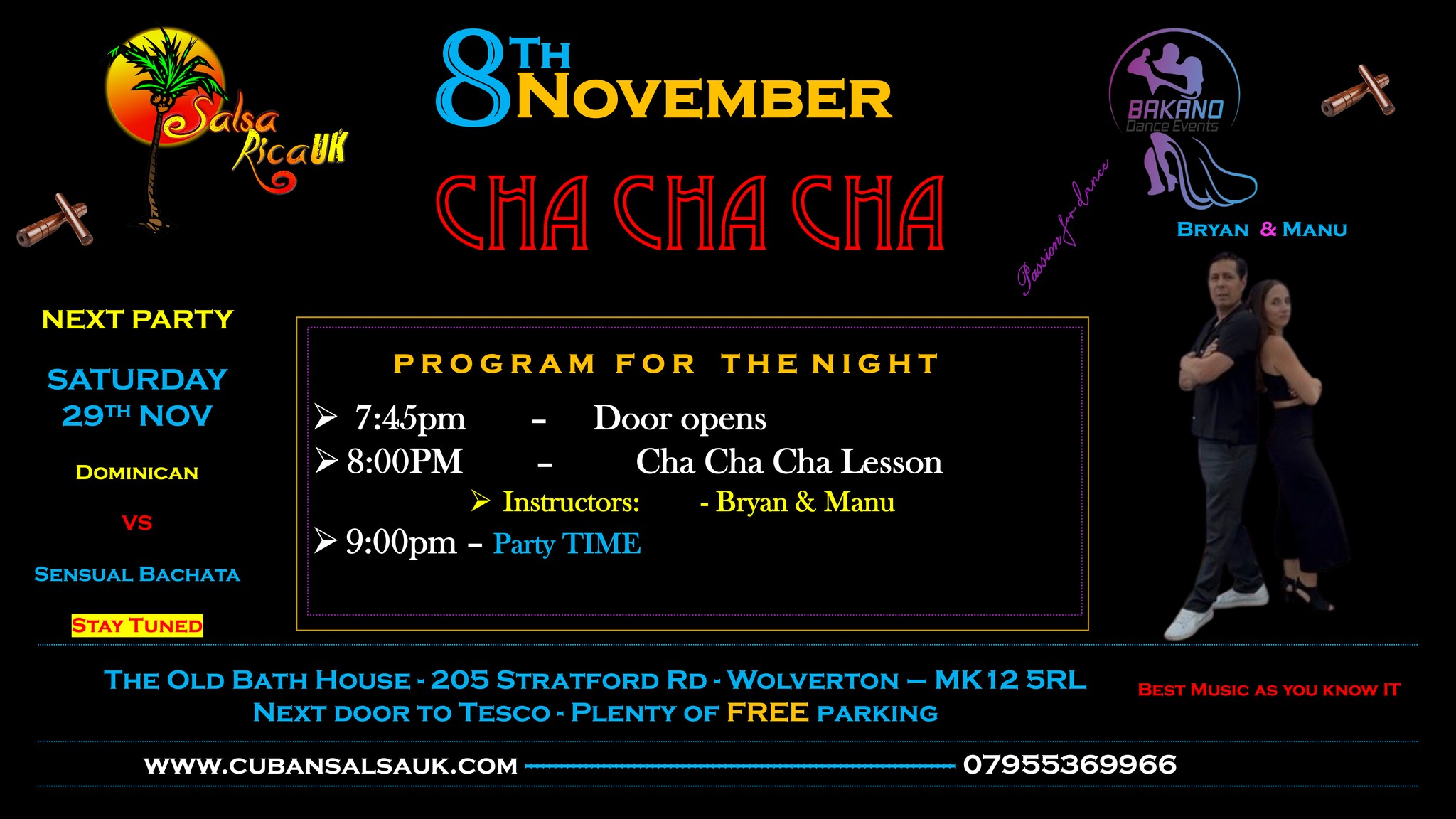 SlasaRicaUK β FIESTA MKβ Sat 8th NOV 2025
