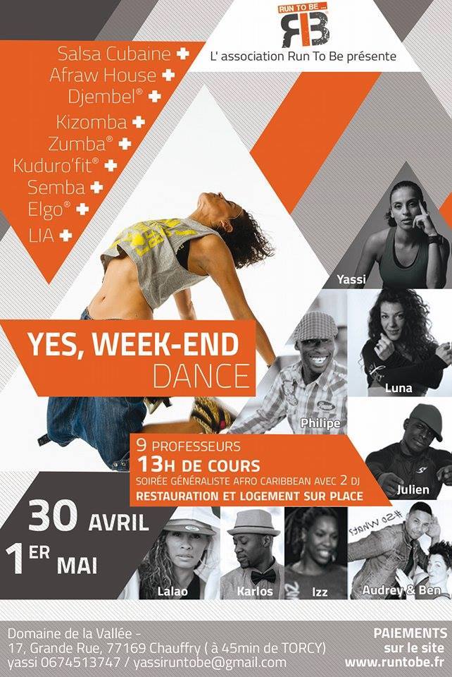 YES, WEEK-END dance by ASSO RUN TO BE !!!