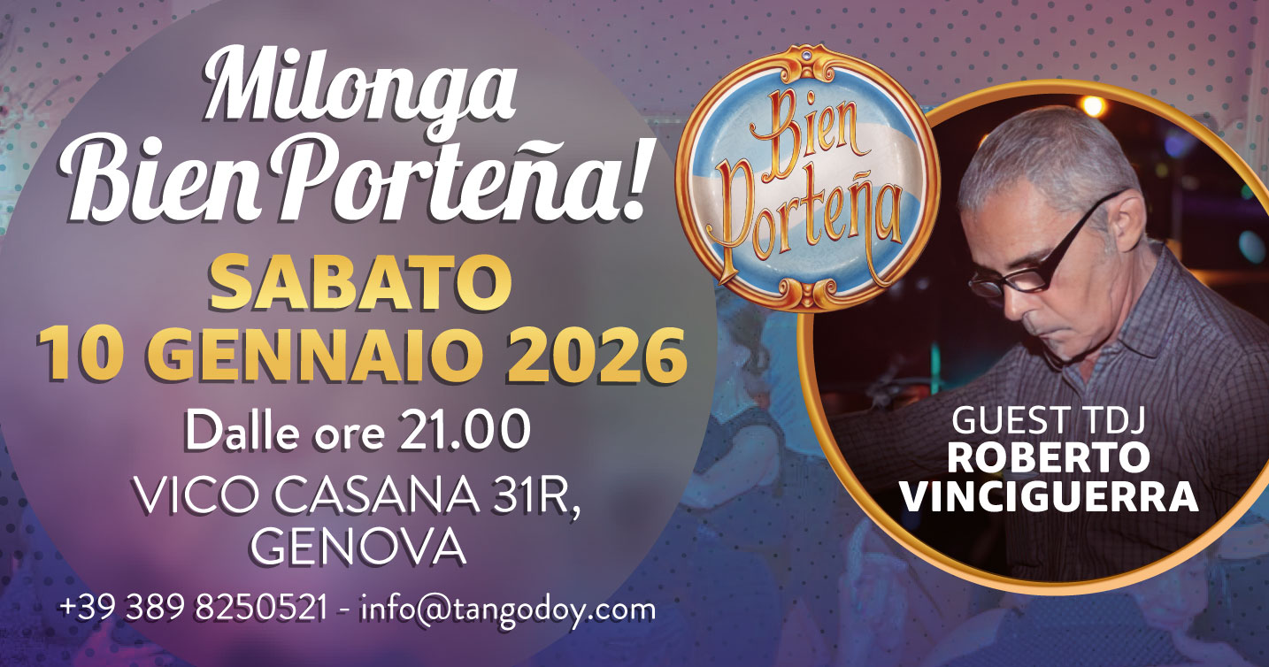 NUOVO ANNO !!Milonga Bien Porteña 2026 a Génova‼️