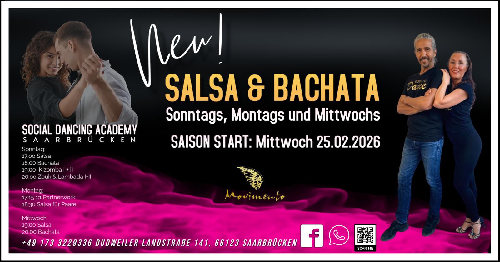 SALSA BACHATA KIZOMBA TANZKURSE in Saarbrücken