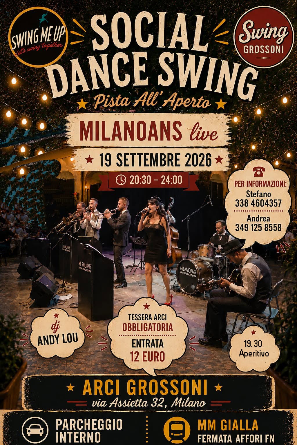 🎷MILANOANS LIVE AL CIRCOLO ARCI GROSSONI! 🎷