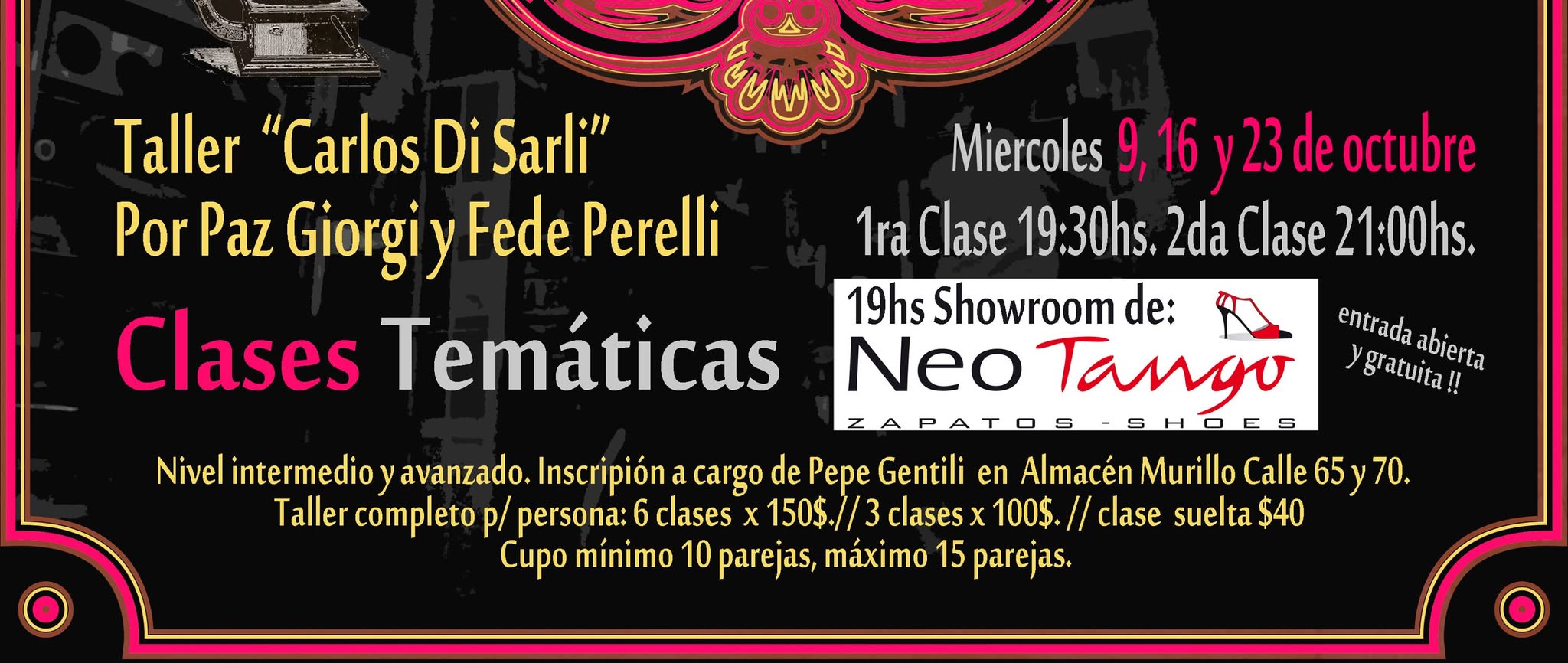 Taller "Carlos Di Sarli" Por Paz Giorgi y Fede Perelli