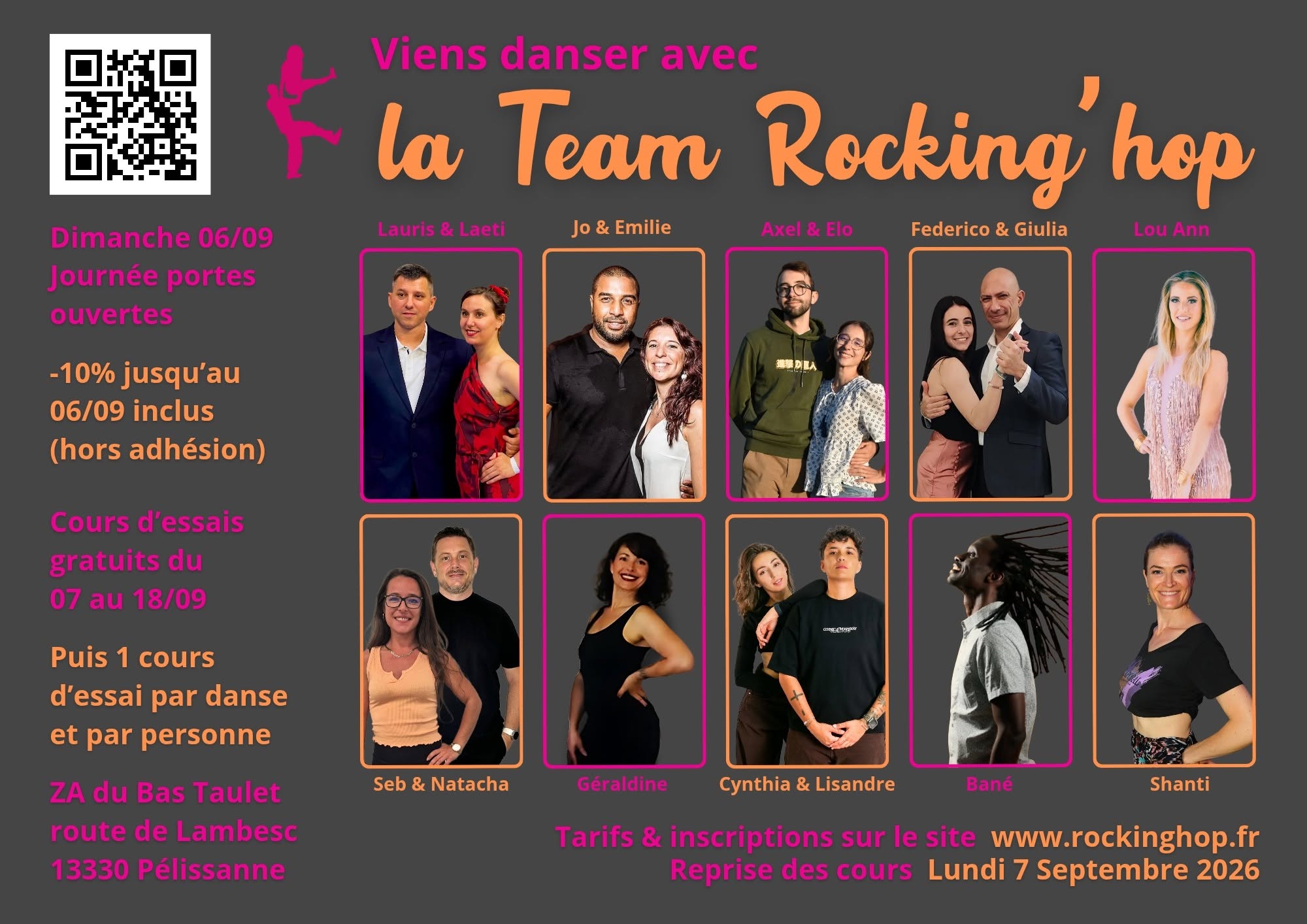 Journée Portes Ouvertes Rocking'hop dimanche 6 septembre