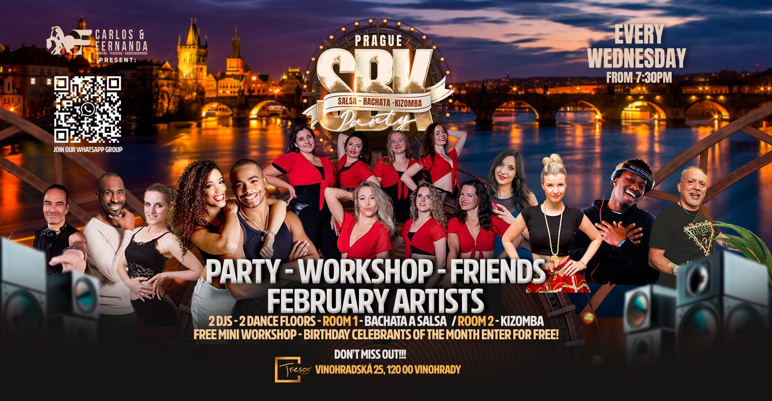 Prague SBK Party - Salsa * Bachata * Kizomba kiz, by C&F at Tresor Club