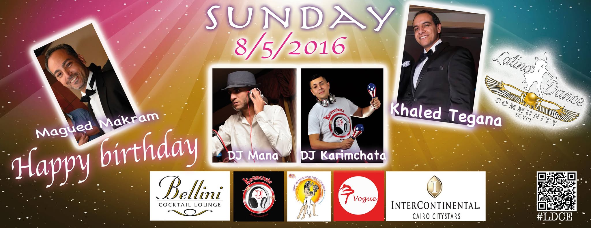 Latino Night at Bellini Bar- Magued Makram's birthday