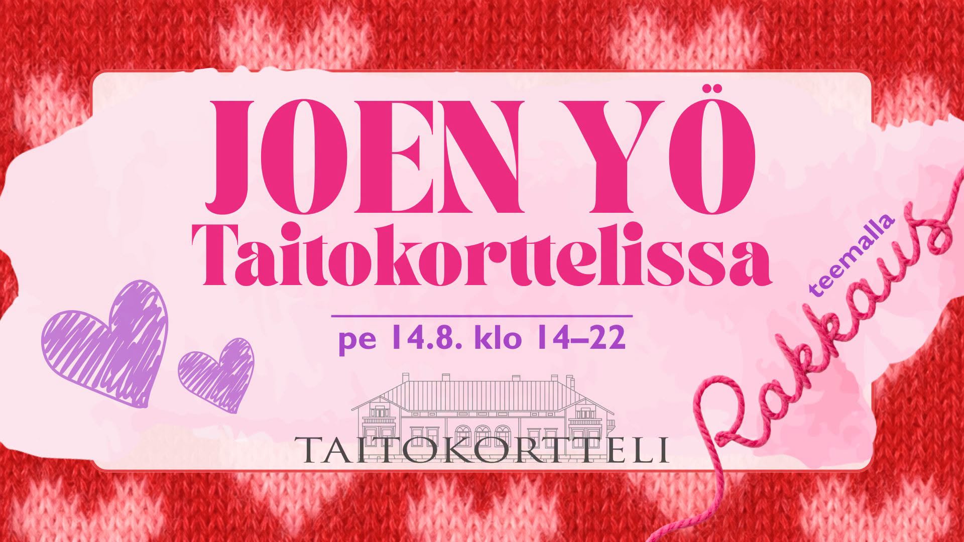 Joen Yö 2026 Taitokorttelissa