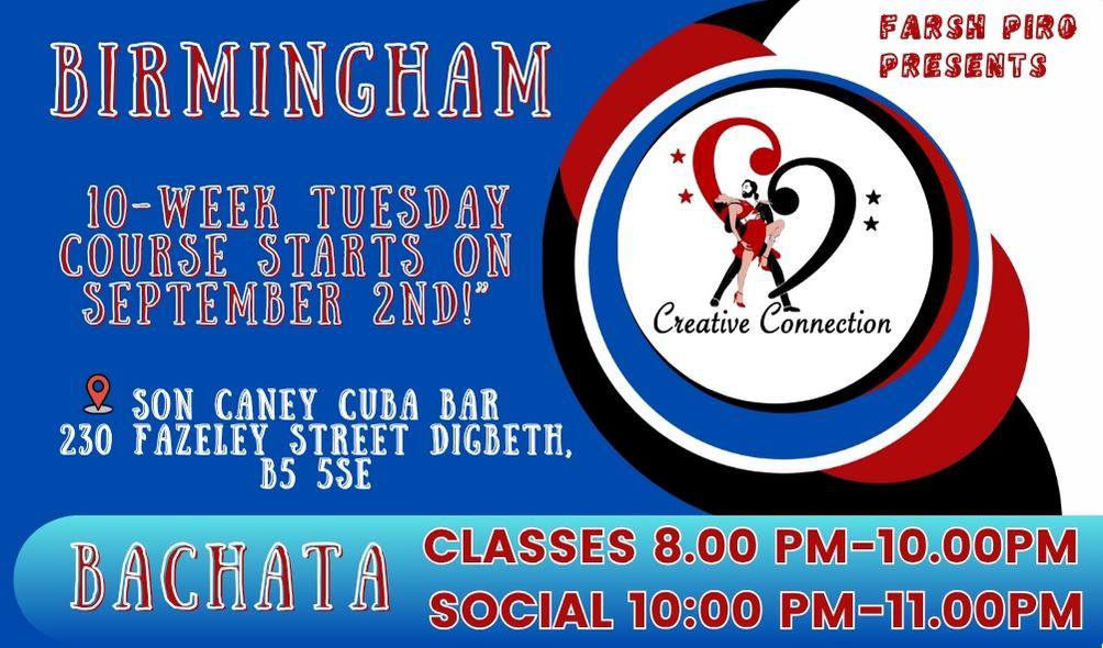 Birmingham Creative Connection , Tuesday Bachata Classes & Social