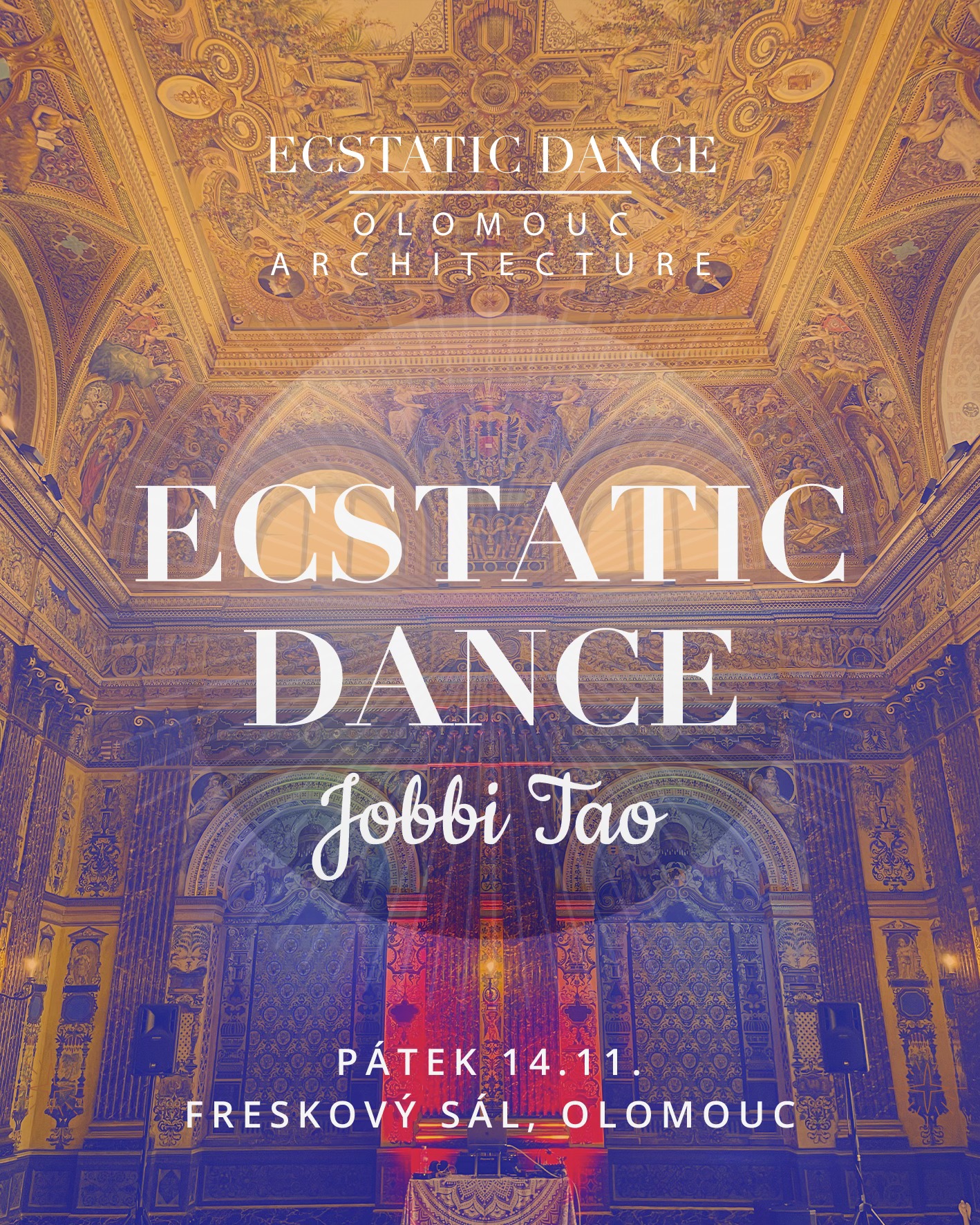 ECSTATIC DANCE ~ DJ Jobbi Tao ~ Pátek 14.11. ~ Freskový sál, Komenium, Olomouc