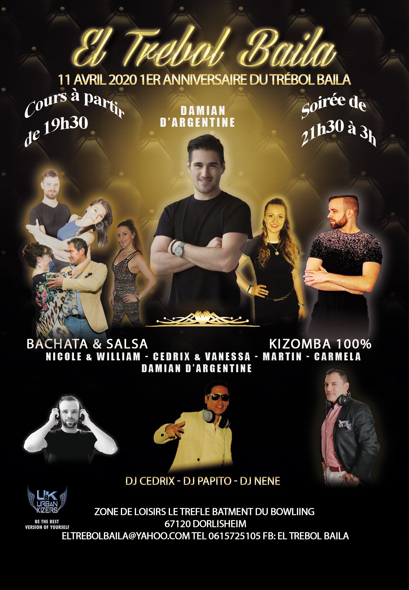 El Trebol Baila - stage et soirée anniversaire - 11 avril