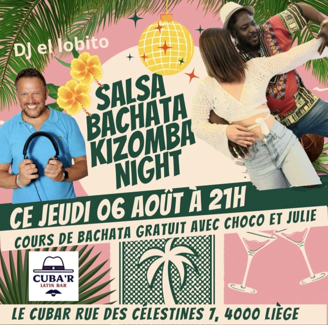 Soiree latino salsa bachata kizomba reggaeton